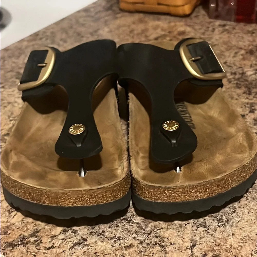 Birkenstock Gizeh Classic w/Big Buckle. Size 38 (US 7-7.5). Made in Germany. - Picture 11 of 11